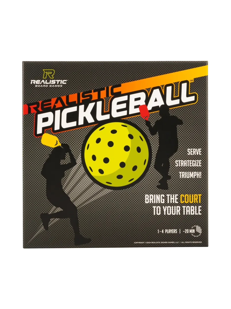 Realistic Pickleball Board Game